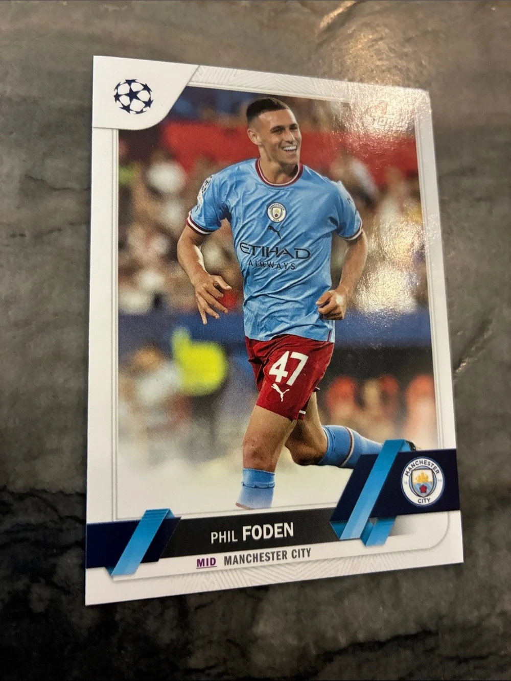 TOPPS UCL Haaland and Foden Card Set
